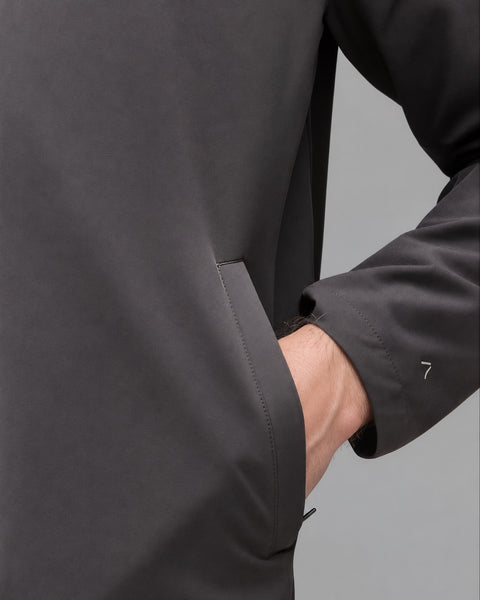 Antero Tall Tracksuit Jacket black — pocket and sleeve detail